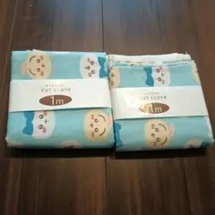 オックス生地 ちいかわ うさぎ ハチワレ はぎれ 入園入学　１mx２セット