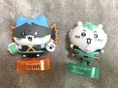 ちいかわとハチワレのヒロアカコラボフィギュア【緑谷＆爆豪】