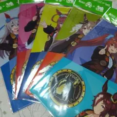 ウマ娘 ボス クリアファイル ５枚 (缶バッジなし)