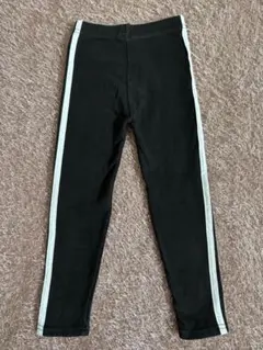黒 ストライプ レギンス KIDS110