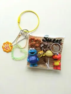 ガチャ詰めポーチ　Coffee　　キャンディバッグキーホルダー