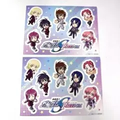 ガンダムSEED FREEDOM キャラクターシール 2枚セット