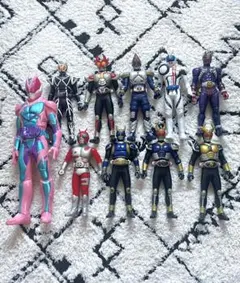 仮面ライダー　ソフビフィギュア　プライズフィギュアまとめ売り　平成初期多め