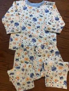 アンパンマン パジャマ キルト素材 ライトブルー