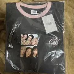 【新品未開封】NMIXX SHORT sleeve Tシャツ　特典トレカ付き