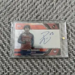 Topps 2024 アルビレックス新潟 藤原奏哉 直筆サインカード 25枚限定