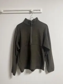 Columbia ハーフジップ フリースジャケット Lサイズ ダークグリーン