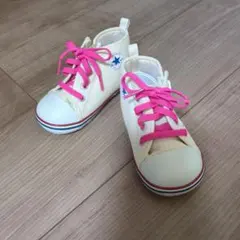 Converse アイボリー ハイカットスニーカー