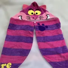 チェシャ猫 フード付きタオル
