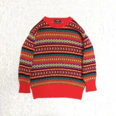 90s ヴィンテージ 3Dニット 奇抜カラー TOKYO NEW MODE