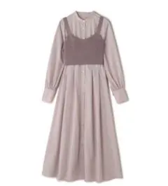 ニットビスチェセットシャツワンピース ナチュラルビューティベーシック　未使用
