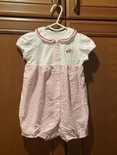 【最終価格】現行品　familiar ファミリア　セーラー　ロンパース 70cm