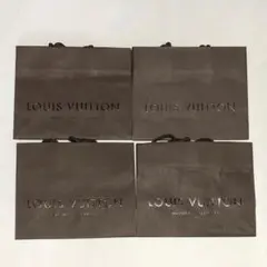 ルイヴィトン LOUIS VUITTON　紙袋　4枚セット　約18cm ×22㎝