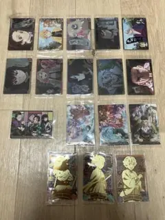 鬼滅の刃 ウエハース　カード まとめ売り 17枚セット