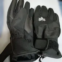 logosメンズ防寒手袋BLACK　新品未使用
