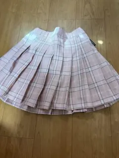 LOVETOXIC ピンク チェック スカート 140