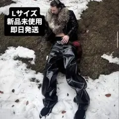 Mサイズ goar.archive 黒 クロコ レザーパンツ - メルカリ