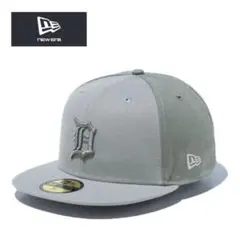 NEW ERA 59FIFTY グレー Dロゴ キャップ