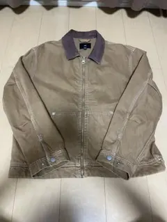 H&M コットンツイル ジップアップジャケット ブルゾン
