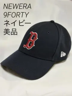 New Era 9FORTY ネイビー ベースボールキャップ