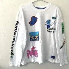◯ZARA Ruohan wang 長袖カットソー◯イラスト　ポップ