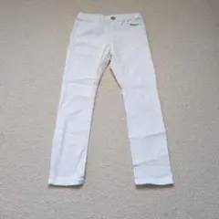 Branshes ホワイトスリムフィットパンツ 120センチ