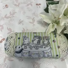 ハンドメイド]ふわかるソフトメガネケース／ユキエモンTOYナイト