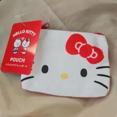 ハローキティ ふわふわダイカットポーチ