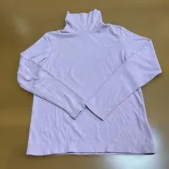 ソフトニットフリースモックネック