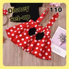 新品 110 ミニードレス 3点set 子供服 キッズ キャラクター　ディズニー