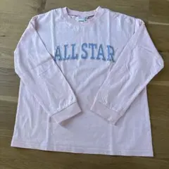 CONVERSE⭐︎ALL STAR 長袖カットソー⭐︎140⭐︎ピンク