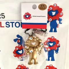ミャクミャクキーホルダー ゴールド