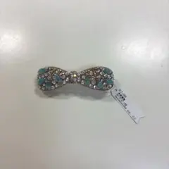 ヘアバレッタ　青系