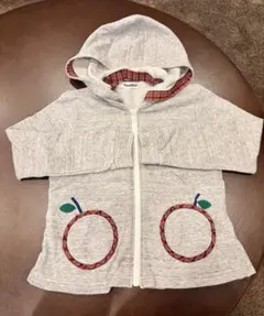 ファミリア フード付きパーカ　110cm