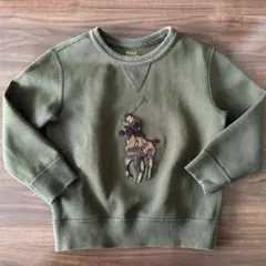 Polo Ralph Lauren キッズトレーナー 100㎝ オリーブグリーン