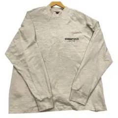 【美品】ESSENTIALS Fear of God 長袖Tシャツ バックロゴ