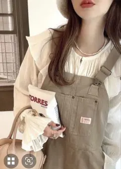 クラシカルエルフ　JaVa 綿100％オーバーサイズ サロペット