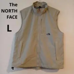 ノースフェイス メッシュ フィッシングベスト L ベージュ ナイロン
