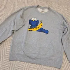 ユニクロ kaws warhol コラボ スウェット L メンズ グレー