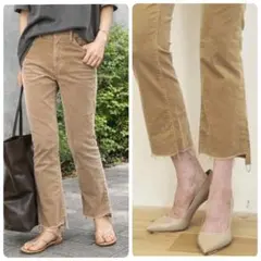 MOTHER マザー CORDUROY INSIDER CROP コーデュロイのサムネイル