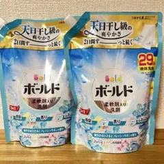 ボールドジェル 爽やかフレッシュフラワーサボンの香り 洗濯洗剤 690g×2のサムネイル
