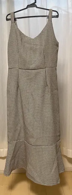 【新品】Dazy チェック柄 ノースリーブワンピース M