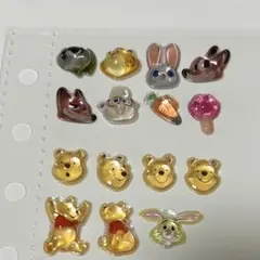 ボンボンドロップシールmini　おすそわけ　ディズニー ズートピア プーさん