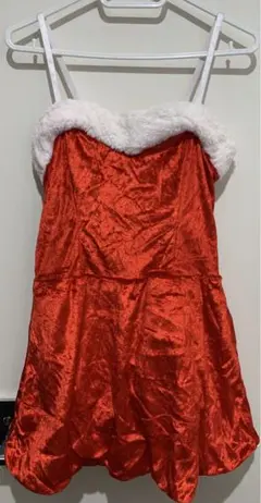クリスマスサンタコスプレワンピース