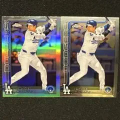 2025 Topps Chrome 大谷翔平 ベース&リフラクター