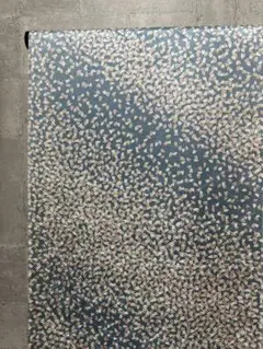 【新品未仕立て】桜柄の小紋反物 青系