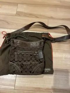 希少✨極美品✨コーチ ファー ショルダーバッグ 斜め掛け シグネチャー 