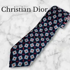 Christian Dior ネクタイ 幾何学模様