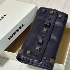 DIESEL ディーゼル 財布 長財布 ダークブラウン 新品未使用