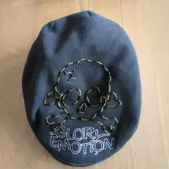 GLORY EMOTION スカル刺繍 ハンチング帽